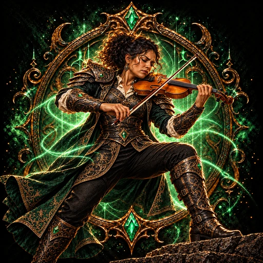 Fiddle Warrior character art